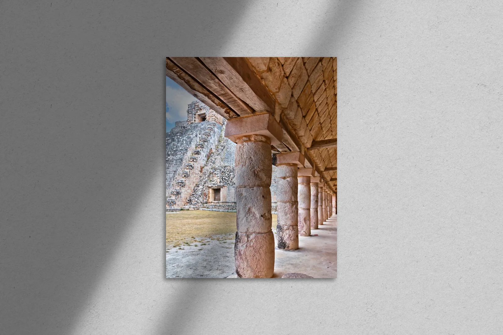 Urok starożytnego miasta Uxmal w Yucatánie