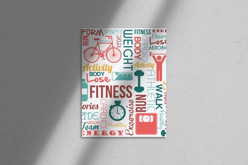 Energia stylu fitnessu w subtelnych tonach