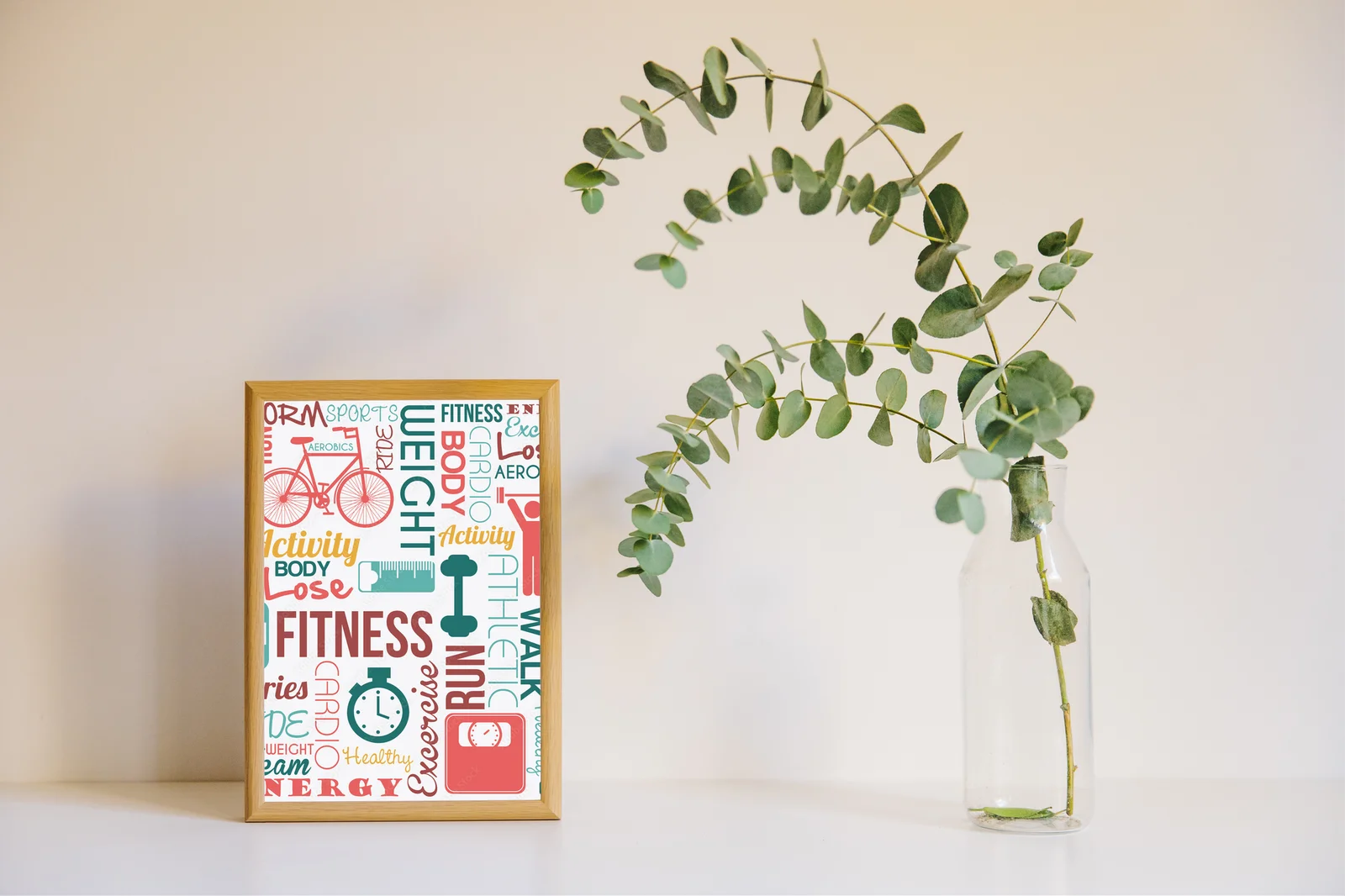 Energia stylu fitnessu w subtelnych tonach