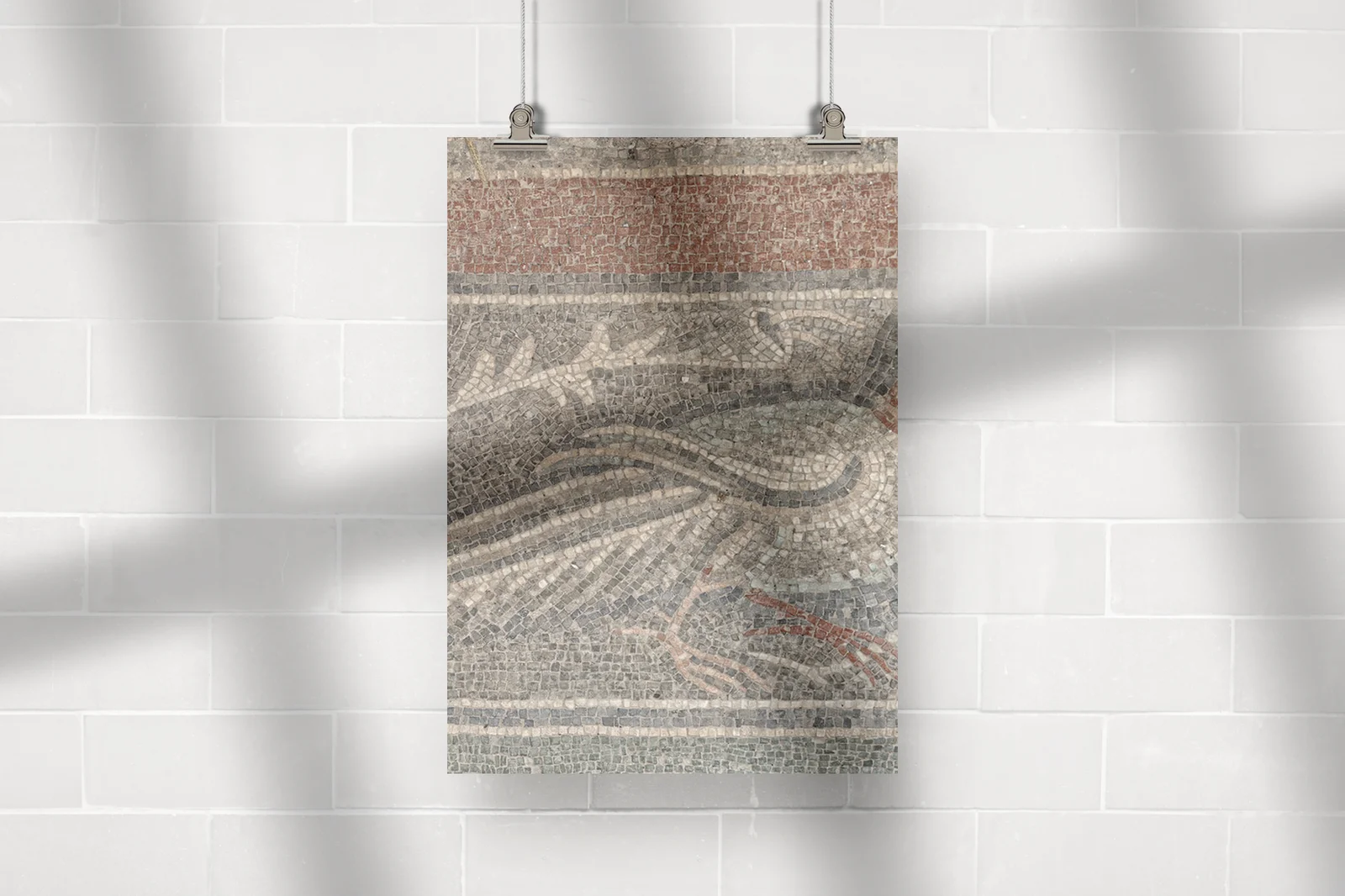Rzymska mozaika – elegancja w szaro-brownych tonach