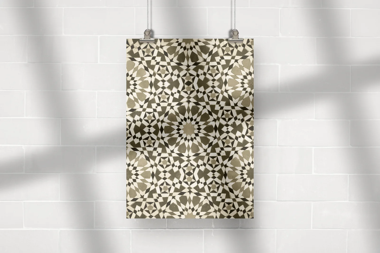 Moroccan Vintage Tile - Sztuka w Geometrii