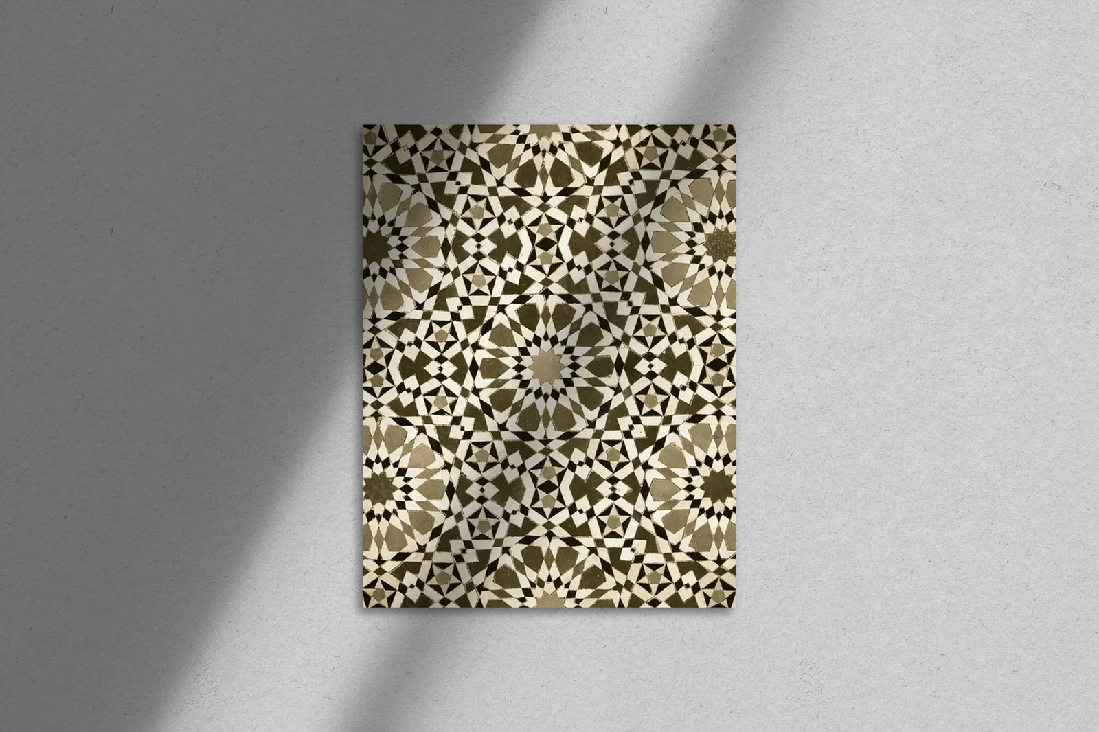 Moroccan Vintage Tile - Sztuka w Geometrii