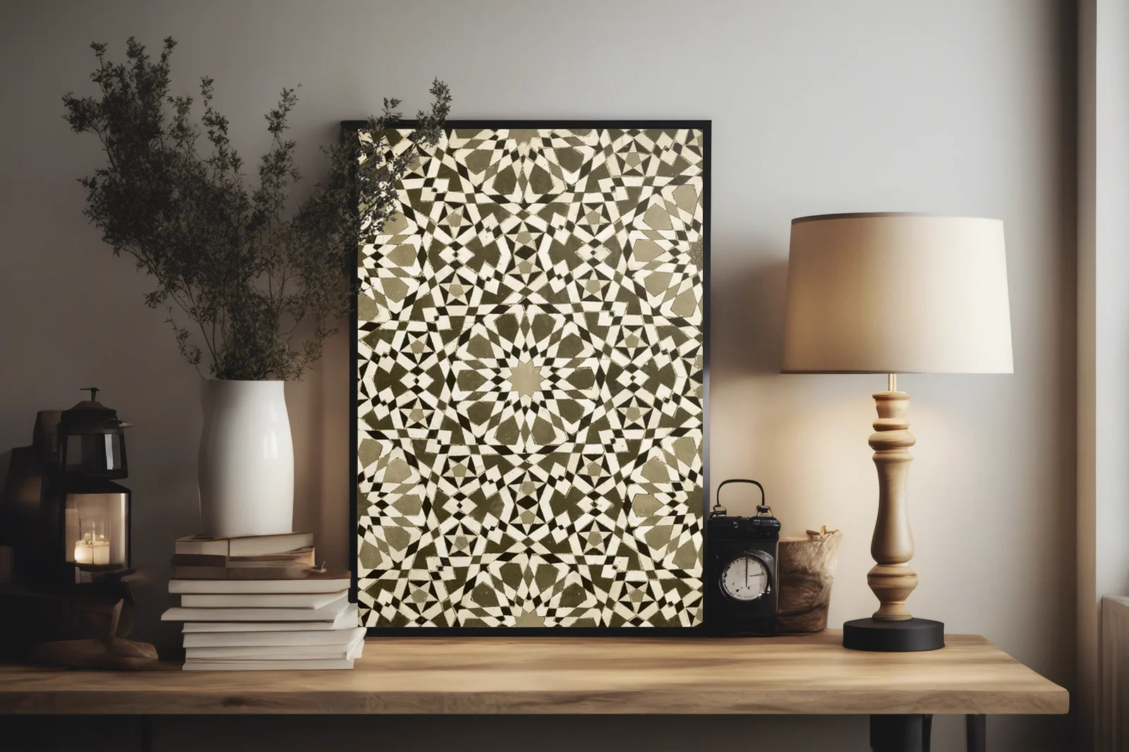 Moroccan Vintage Tile - Sztuka w Geometrii