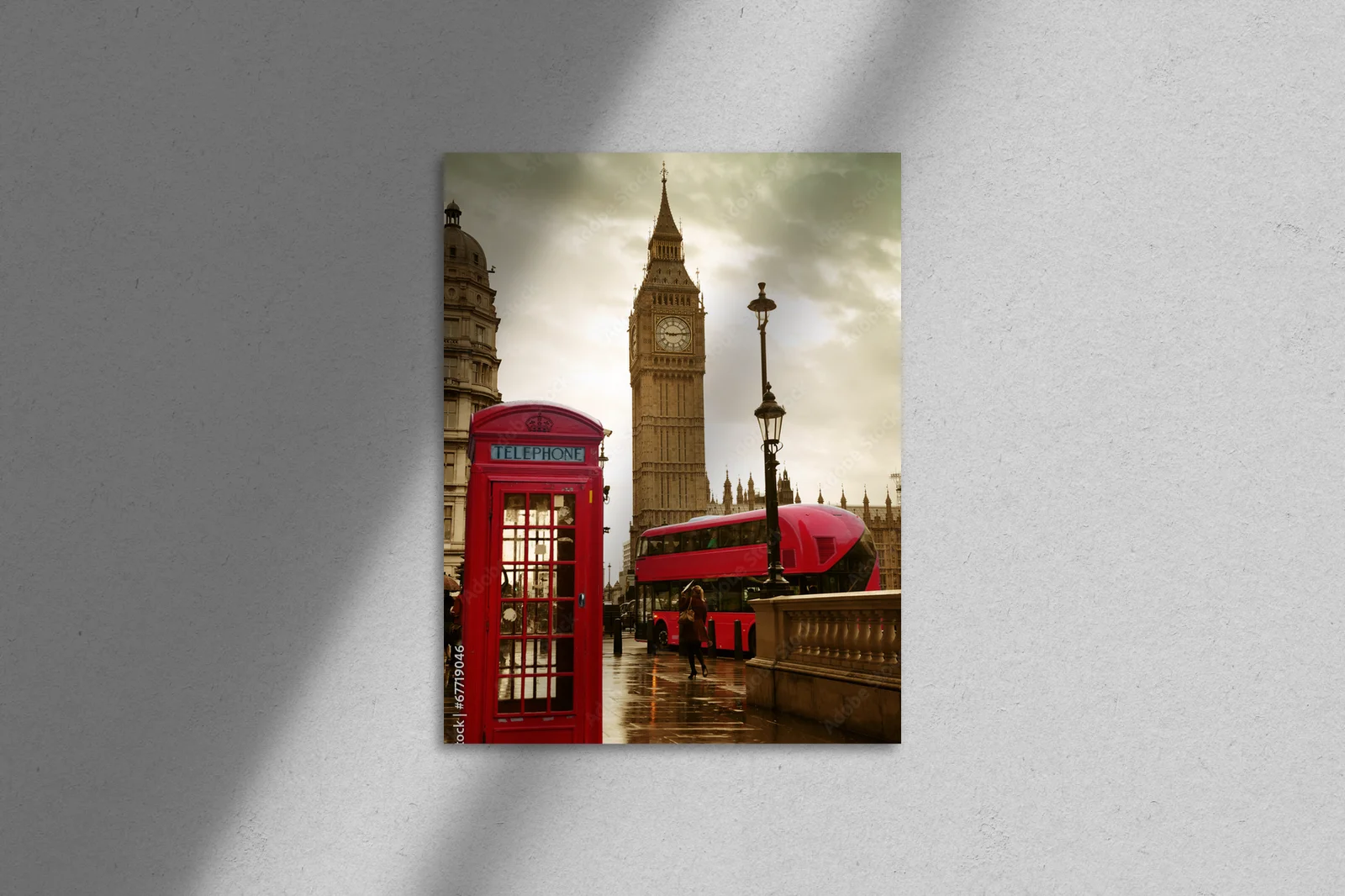 Urokliwe poranki ulic Londynu w pastelowych odcieniach