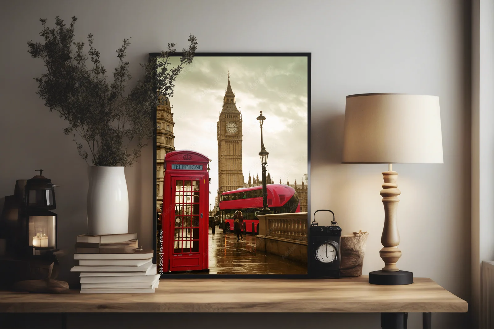 Urokliwe poranki ulic Londynu w pastelowych odcieniach