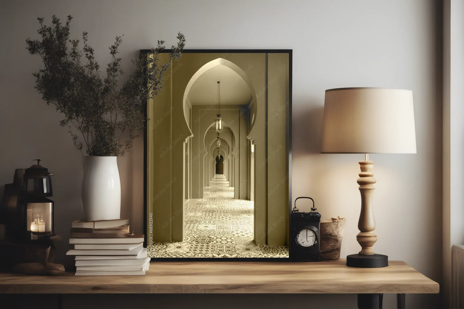 Elegancki arabski styl w harmonijnych odcieniach