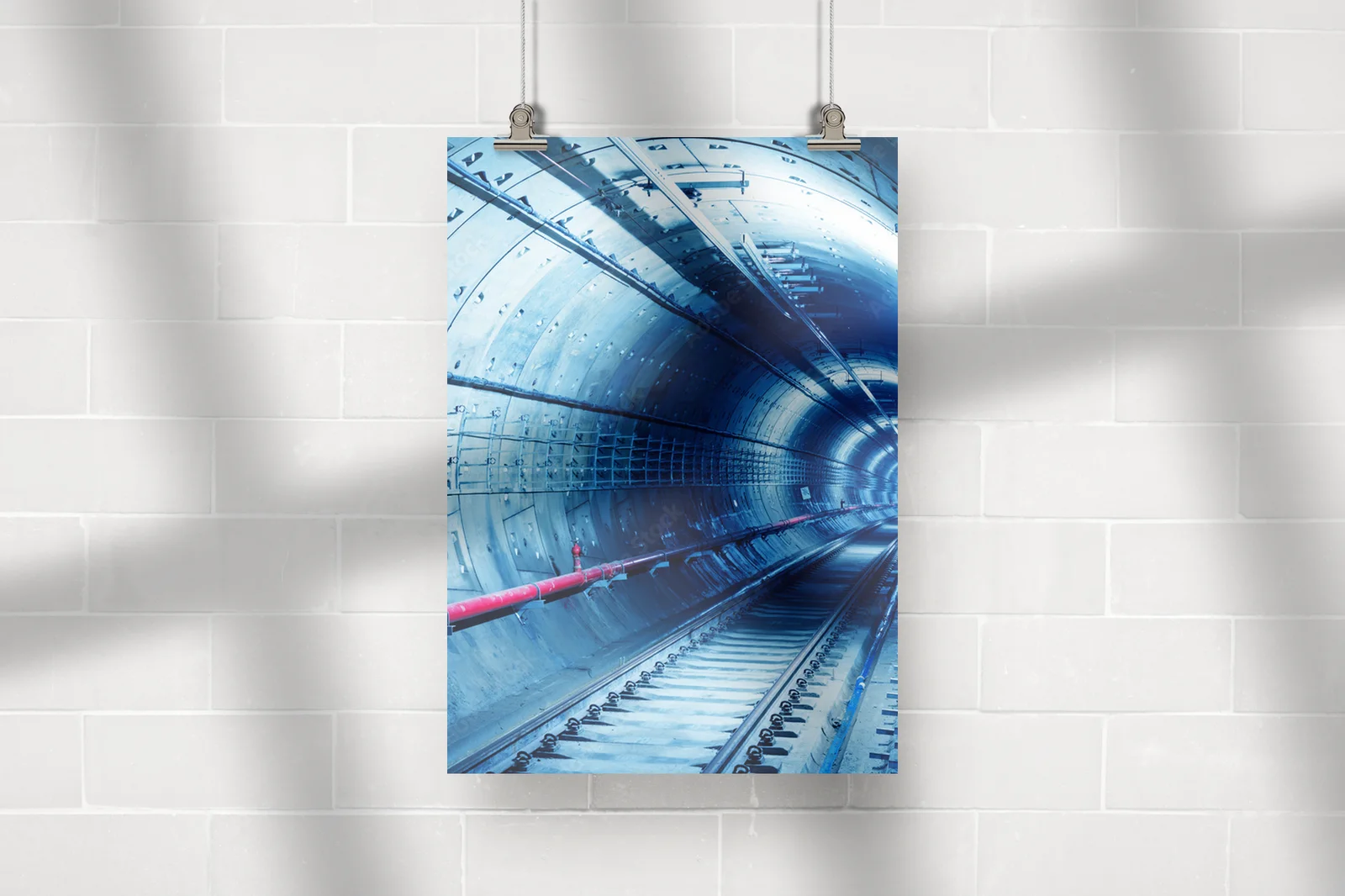 Modernistyczna kompozycja miejskiego tunelu