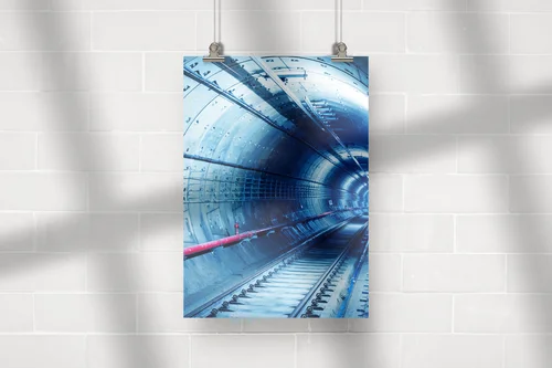 Modernistyczna kompozycja miejskiego tunelu