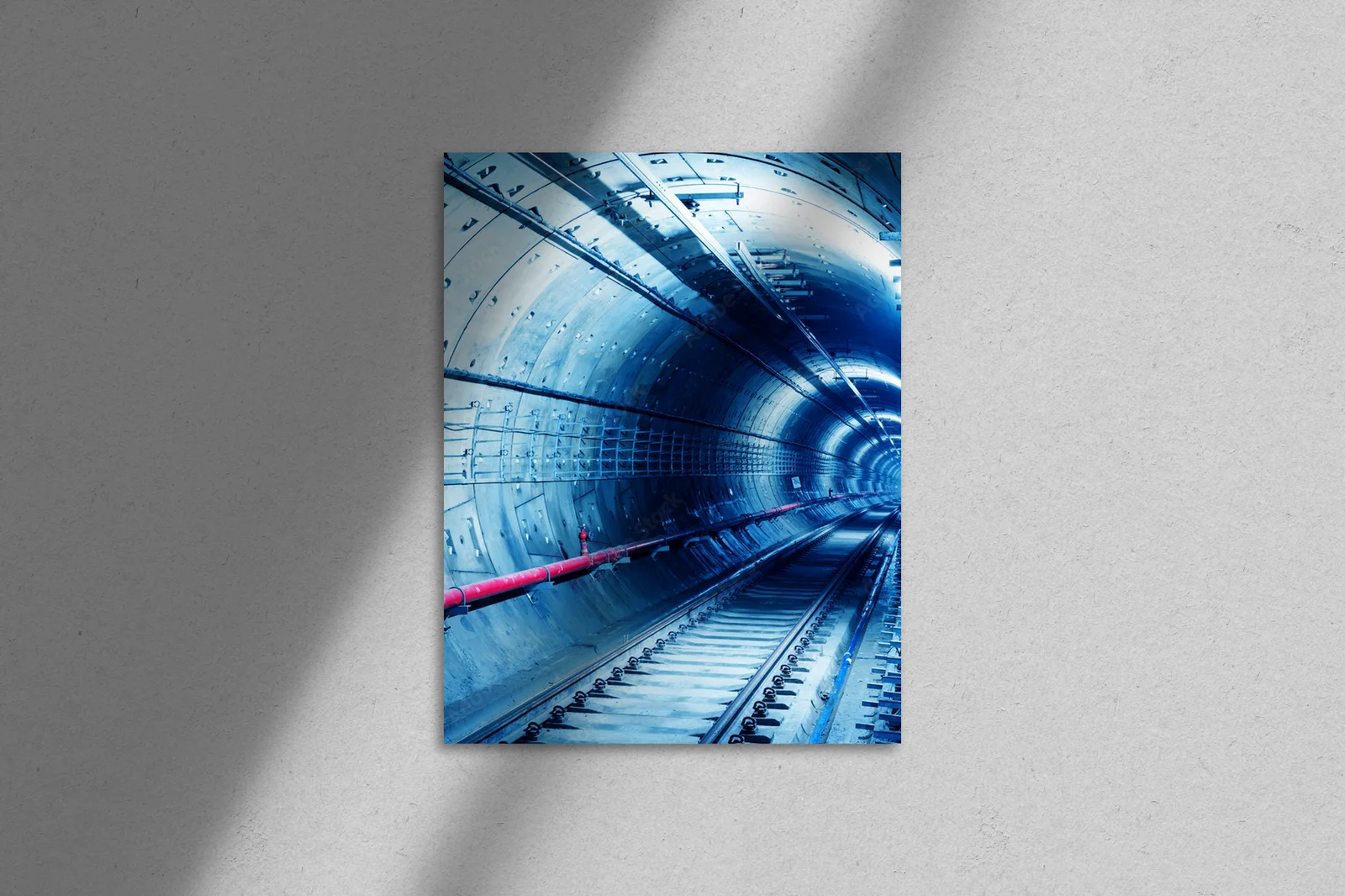 Modernistyczna kompozycja miejskiego tunelu