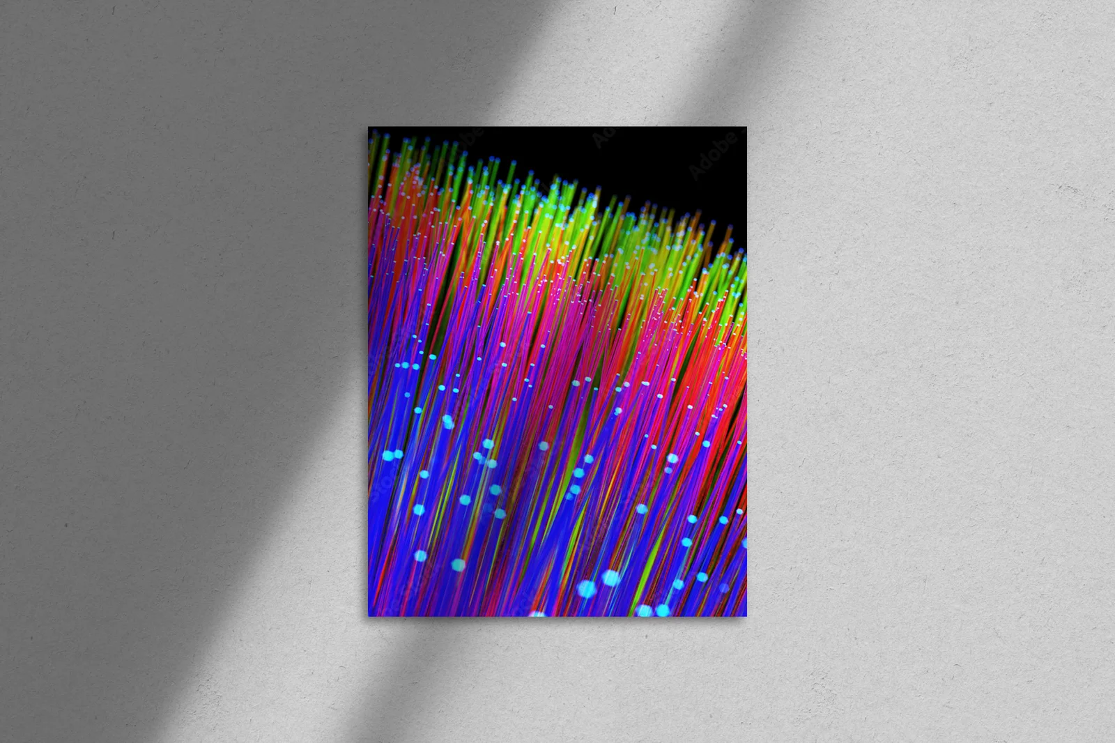 Kalejdoskop neonowych emocji w nocy