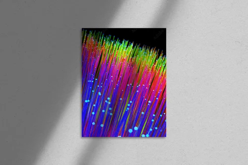 Kalejdoskop neonowych emocji w nocy