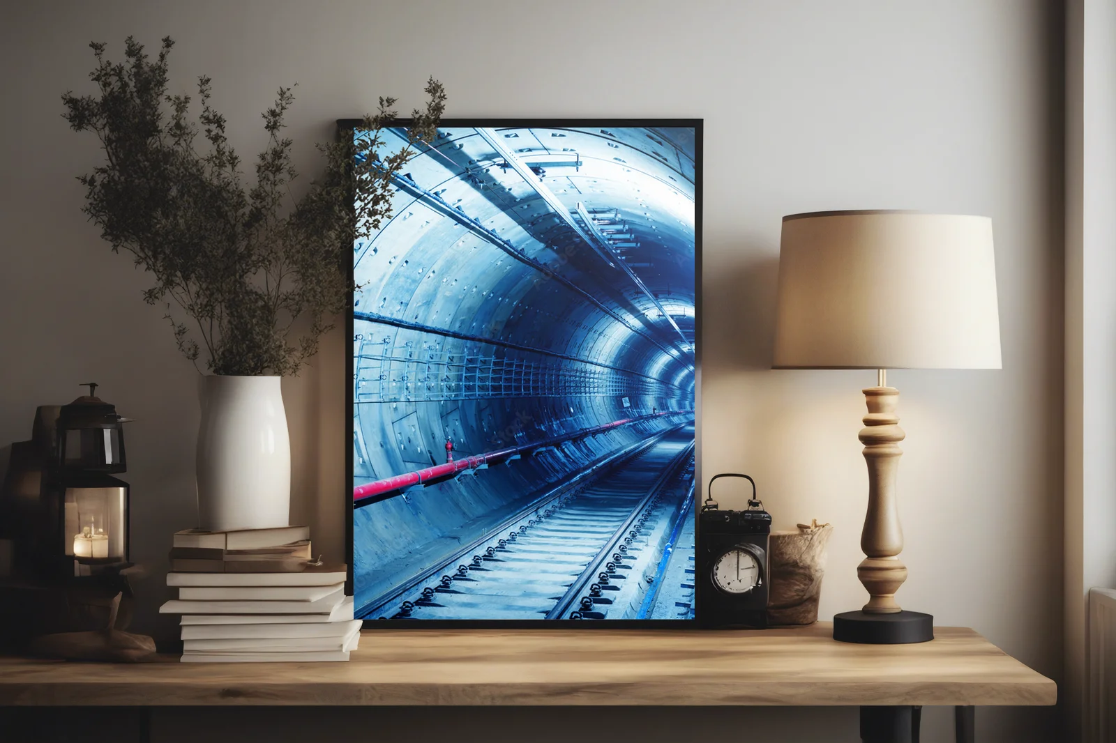Modernistyczna kompozycja miejskiego tunelu