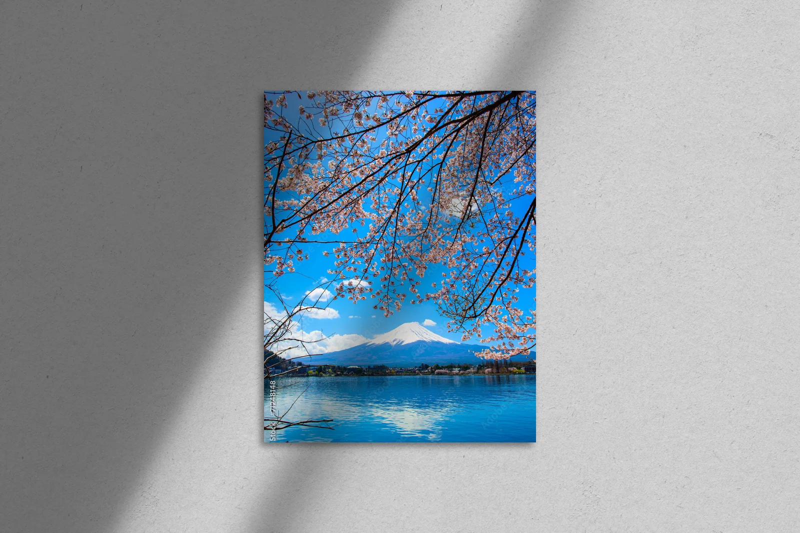 Cudowne Pejzaże Mt. Fuji w Chłodnych Odcieniach