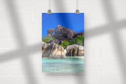 Seychelles - Rajska panorama z granitowymi skałami