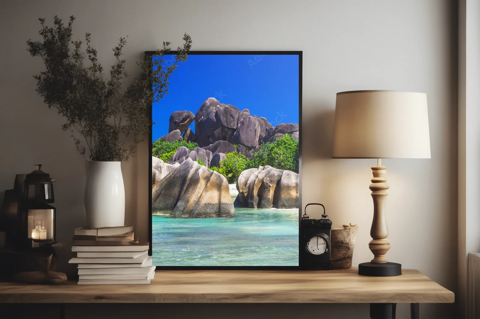 Seychelles - Rajska panorama z granitowymi skałami
