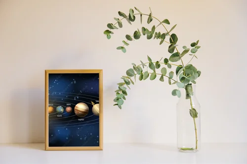 Fascynujący diagram planet układu słonecznego