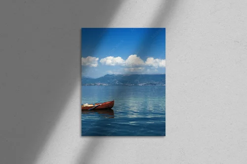 Fisherman on the Ohrid Lake: Harmony of Nature