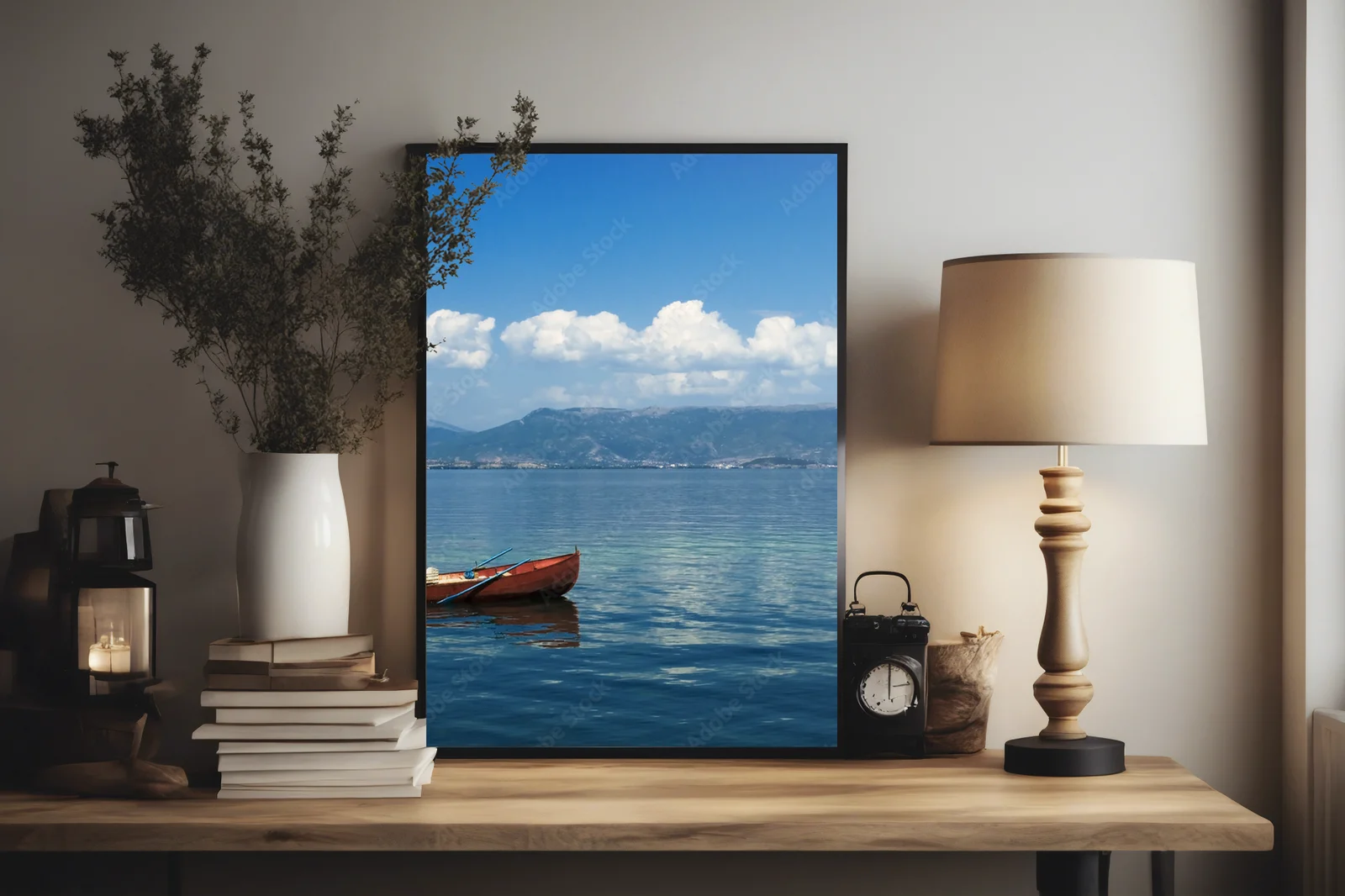 Fisherman on the Ohrid Lake: Harmony of Nature
