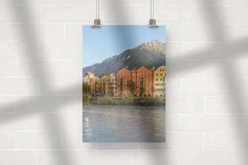 Alpejskie refleksje w błękicie Innsbrucka