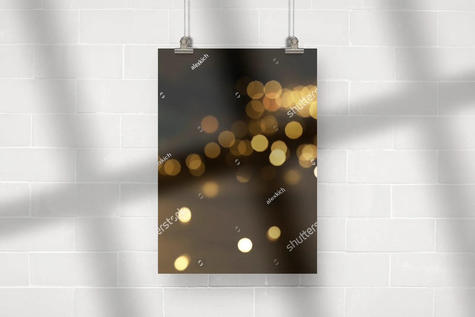 Roziskrzone tło z złotymi bokeh dla wieczornych celebracji