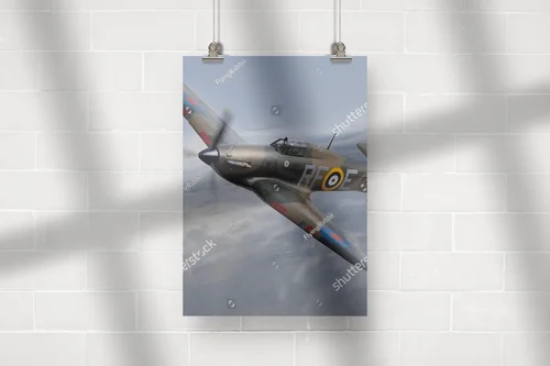 Ikoniczny RAF Hawker Hurricane Mk1 w nostalgicznych barwach
