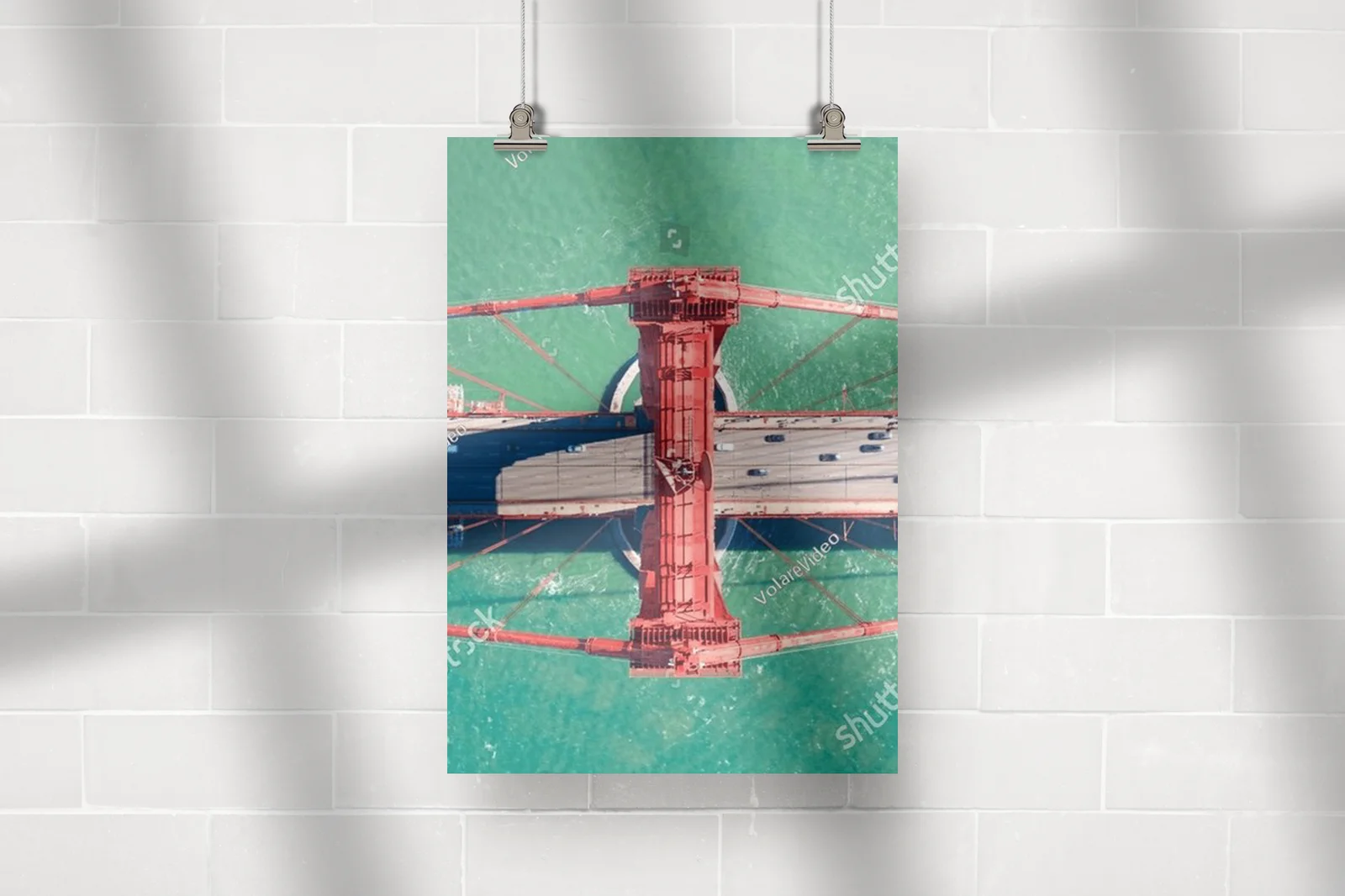 Aerialne spojrzenie na Most Golden Gate w San Francisco