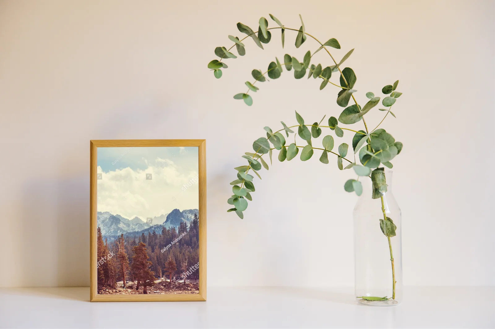 Wielki spokój gór Sierra Nevada w pastelowych barwach
