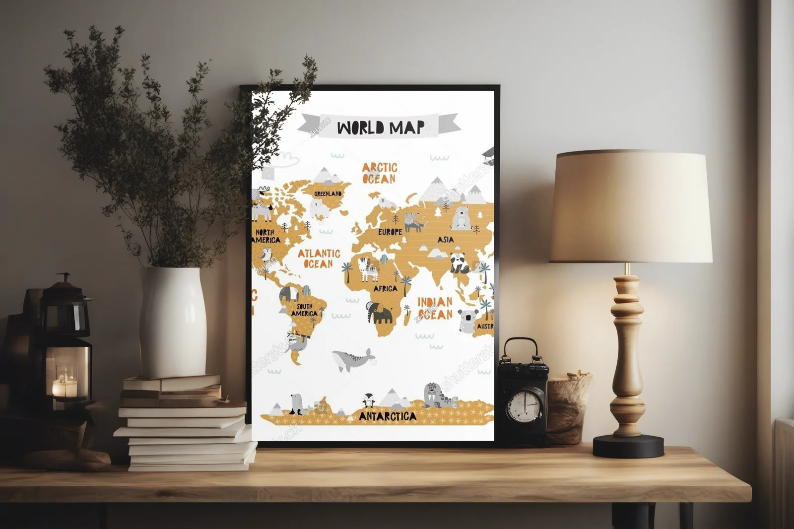 Zabawa z geografią i urocze zwierzęta w pastelach