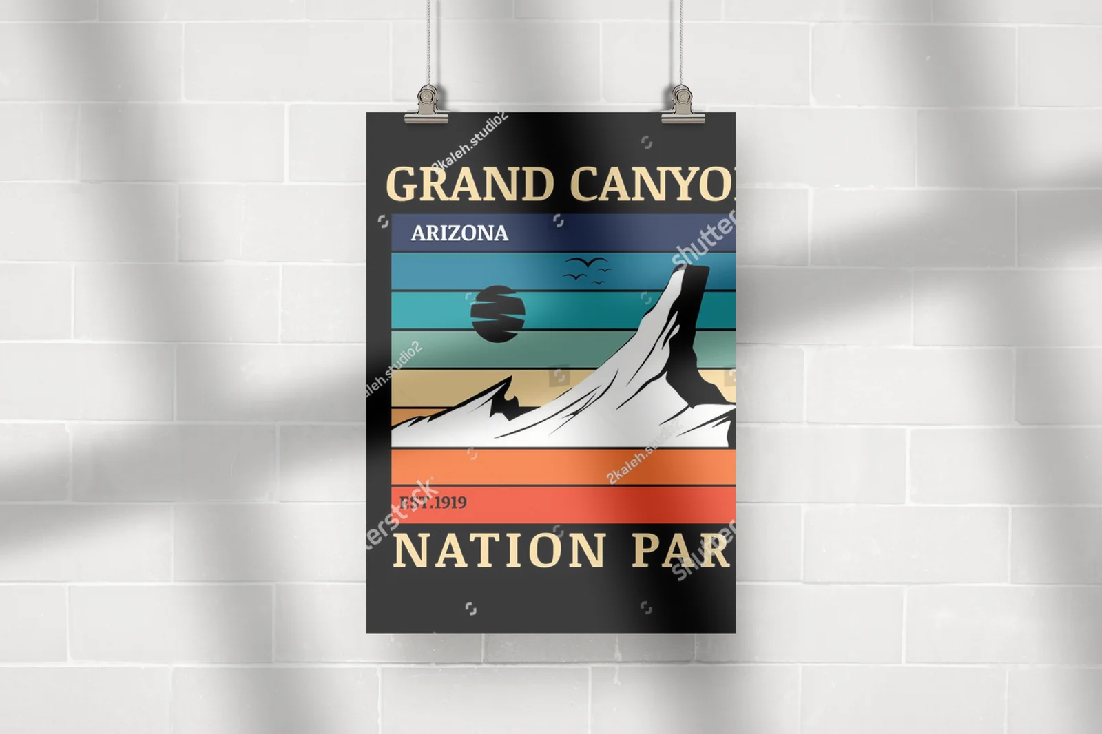 Wspaniałe widoki Grand Canyon w intensywnych barwach