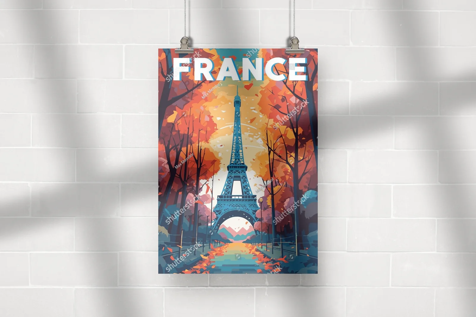 Eiffel Tower - Romantyczny pejzaż Paryża