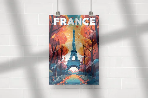 Eiffel Tower - Romantyczny pejzaż Paryża