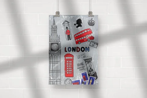 Artystyczna wizja londyńskiego krajobrazu