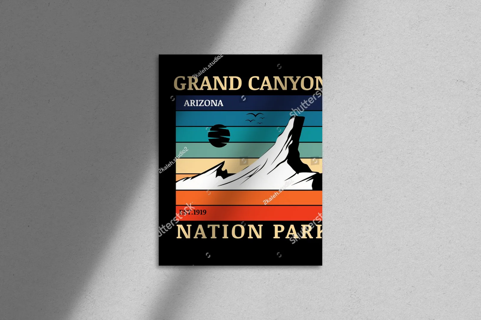 Wspaniałe widoki Grand Canyon w intensywnych barwach
