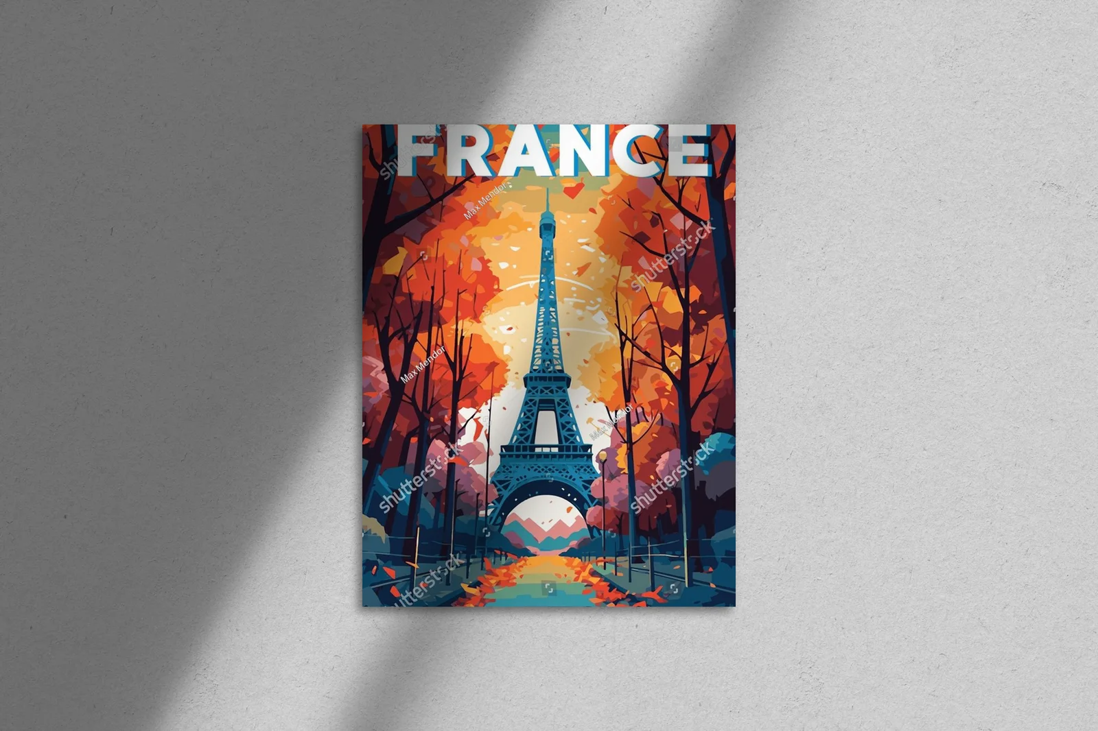 Eiffel Tower - Romantyczny pejzaż Paryża