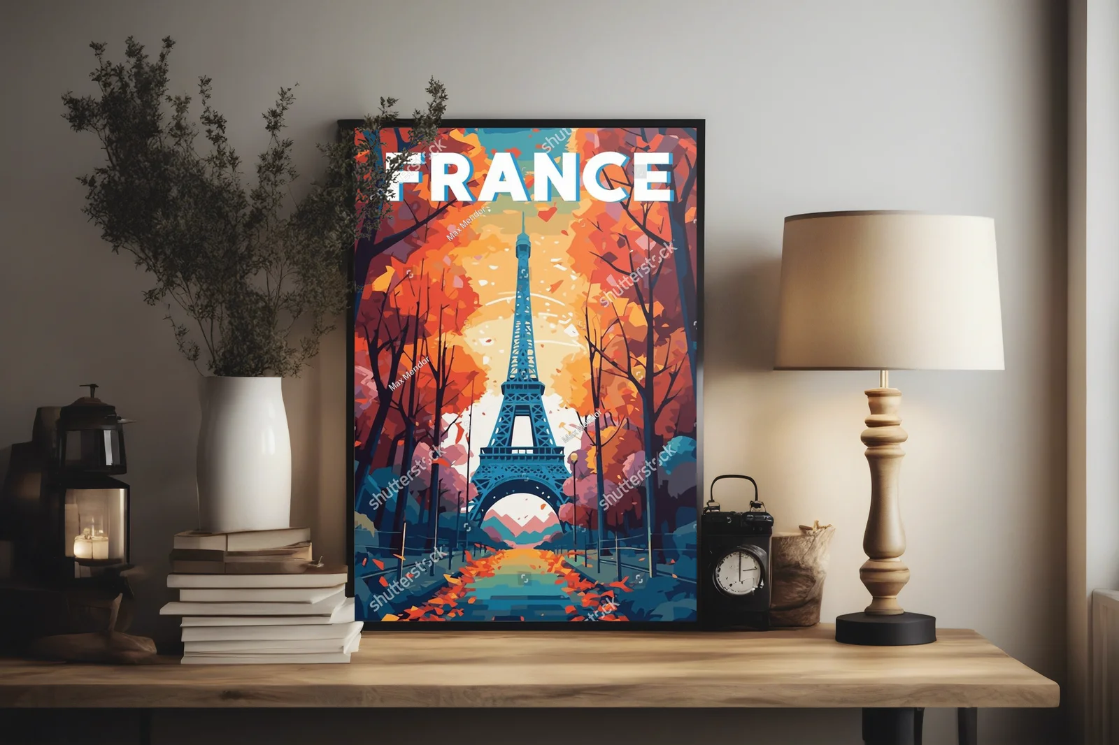 Eiffel Tower - Romantyczny pejzaż Paryża