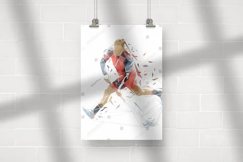 Dynamiczna gra w floorball – energiczna kompozycja