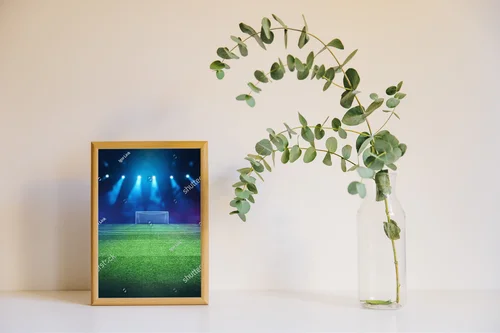 Magiczny stadion w nocnej symfonii barw