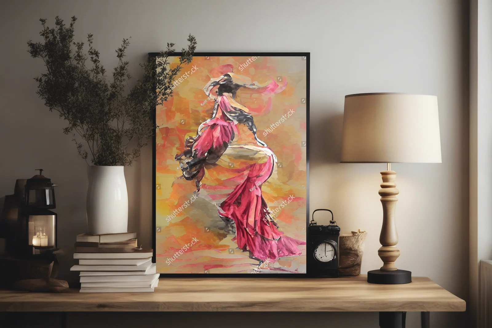 Flamenco w malarskiej odsłonie – hiszpańska elegancja