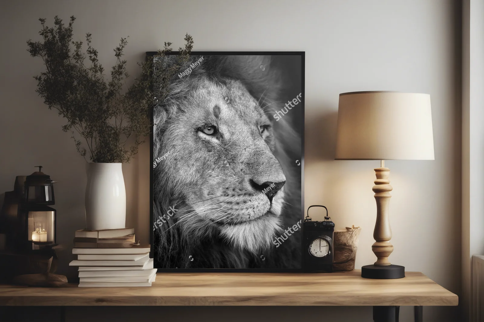 Wielki lew z Masai Mara: majestatyczna siła natury