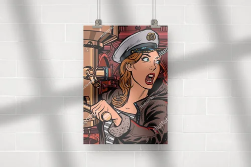Submarine Adventure: Retro w Rahimie Kobiety