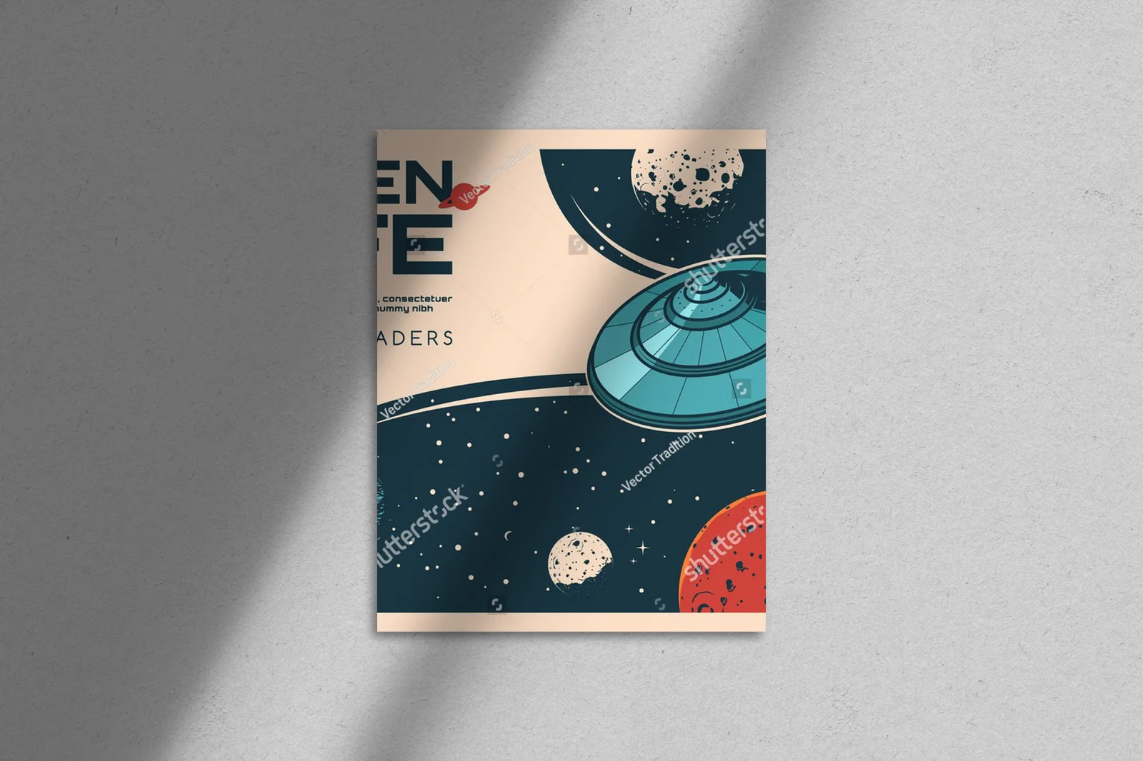 Kosmiczna podróż z retro obcymi w galaktycznym stylu