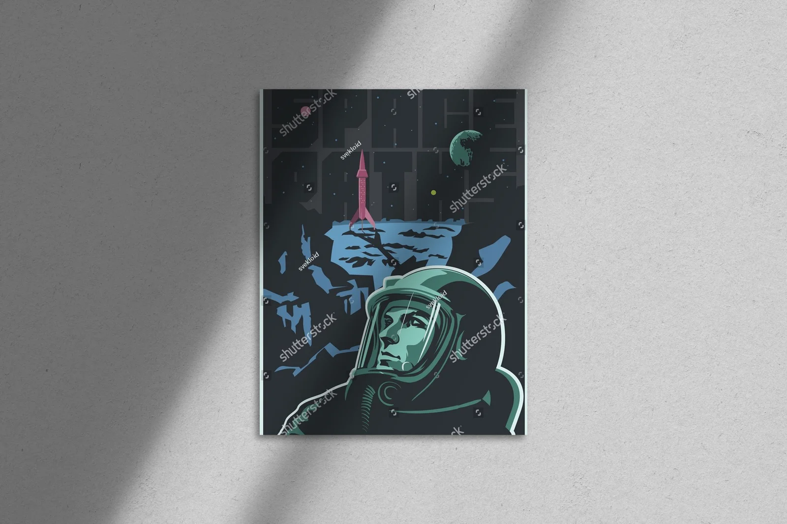 Kosmiczna podróż w stylu retro-futurystycznym