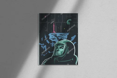 Kosmiczna podróż w stylu retro-futurystycznym