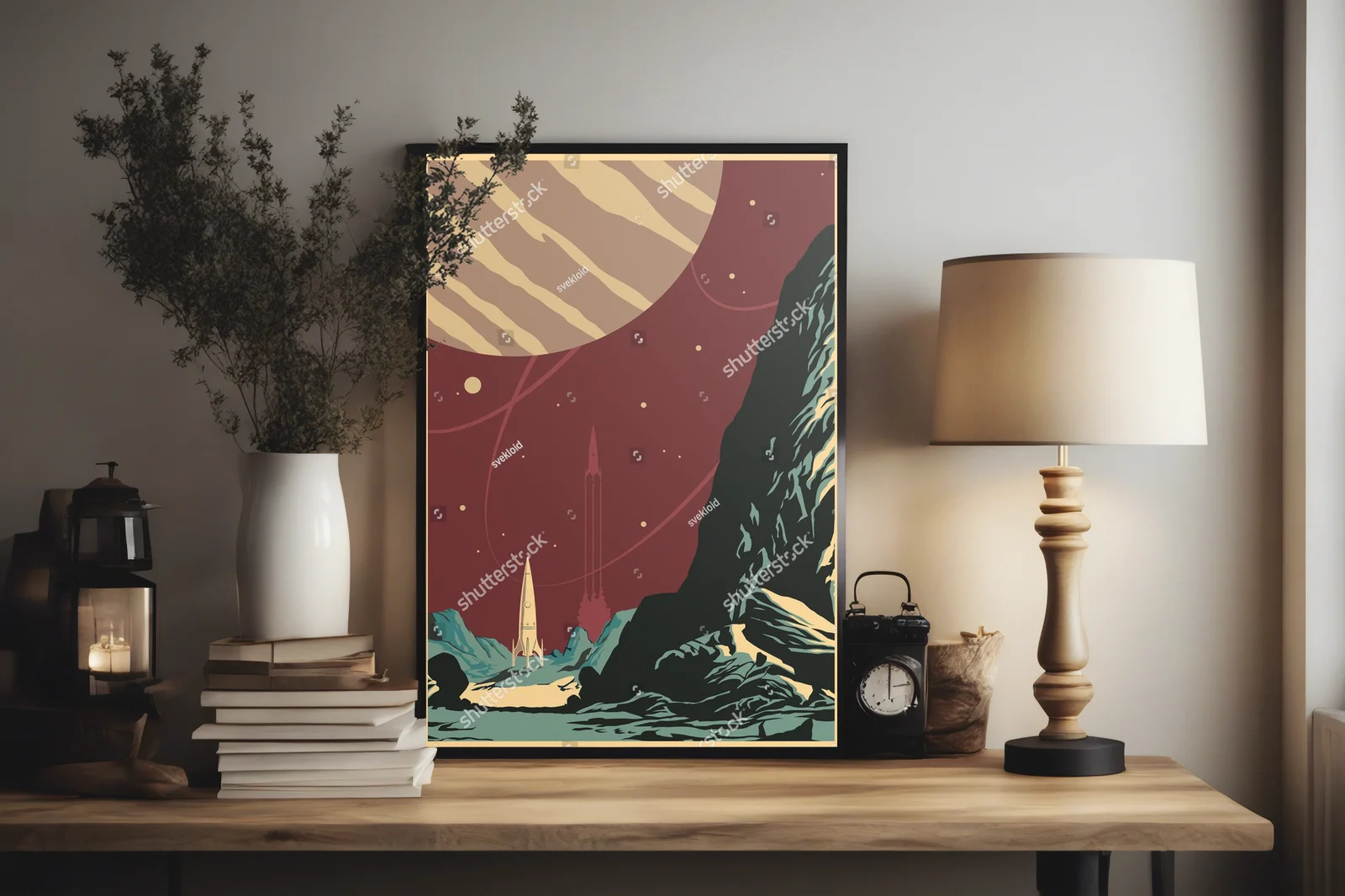 Kosmiczna podróż w retro stylu