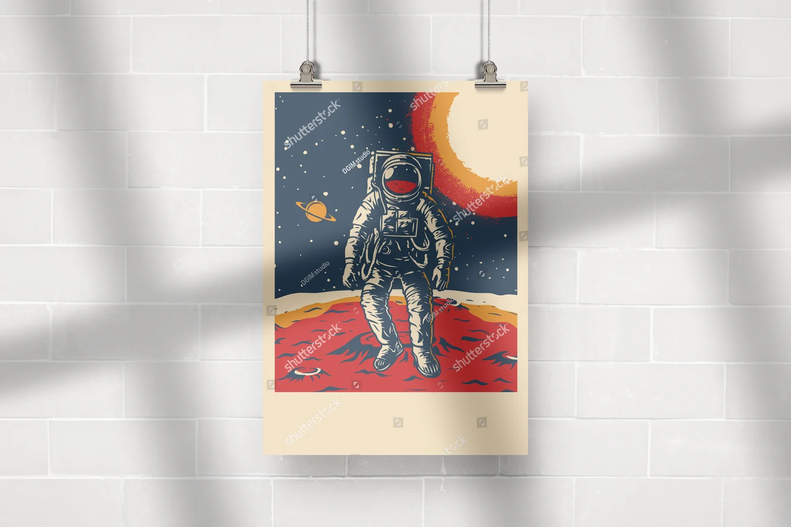 Nostalgiczne eksploracje kosmosu w retro stylu