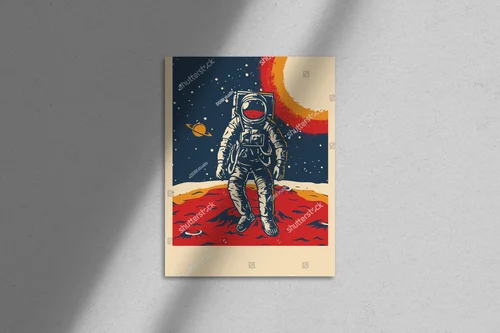 Nostalgiczne eksploracje kosmosu w retro stylu