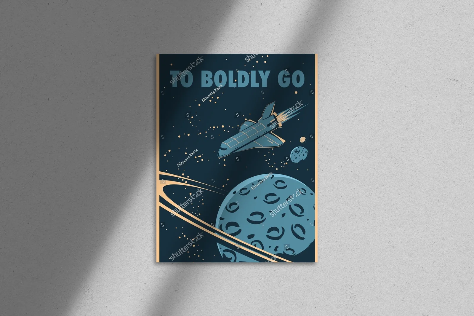 Kosmiczna podróż w retro stylu i głębokich barwach