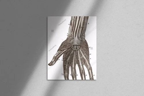 Wielowarstwowe odkrycia anatomii w vintage stylu