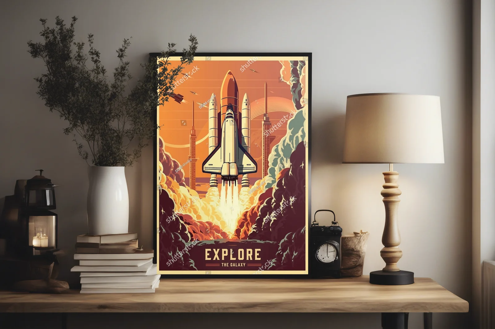 Kosmiczna podróż w retro stylu