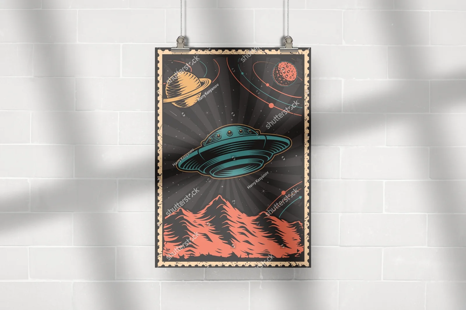 Kosmiczna podróż z retro motywem UFO
